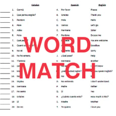 word match